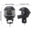 Motorcycle LED Fog Lights Universal Plug-and-Play Waterproof 2