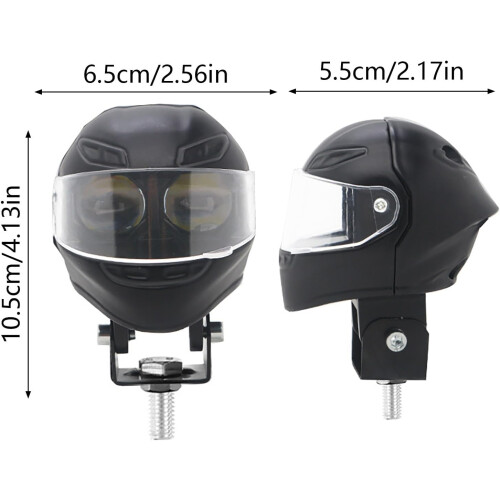 Motorcycle LED Fog Lights Universal Plug-and-Play Waterproof 1