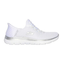 (3 UK, White) Skechers Mens Summits - Diamond Dream Slip-In Casual Shoes
