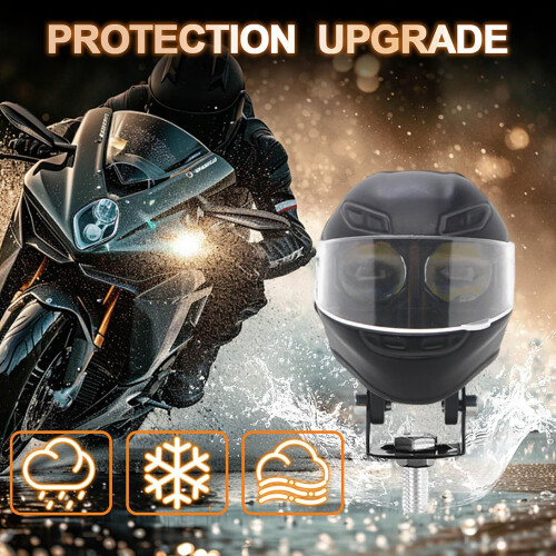 Motorcycle LED Fog Lights Universal Plug-and-Play Waterproof 2