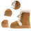 Men's Snow Boots Brown Size 7 5