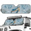 Blue Turtle Windshield Sun Shade for Jeep Wrangler 1