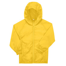 (12-13 Years, Pop Yellow) B&C Childrens/Kids #Reset Windbreaker