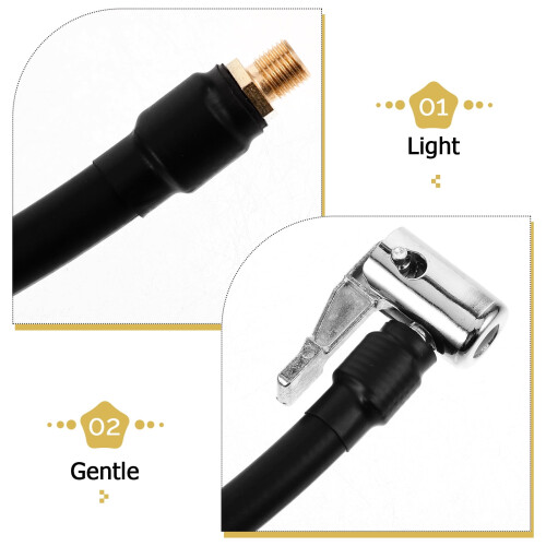 Tire Inflator Hose Extension Rubber 1 Piece 2