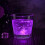 LED Light-Up Drinking Glass 12 oz Color-Changing with 8 5