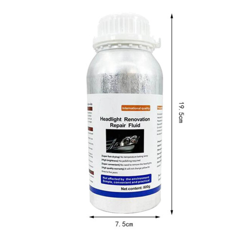 Headlight Restoration Kit Polish Refinish Compound Coating 1