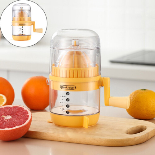 Manual Citrus Juicer 15 oz Portable Hand Crank 1