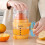 Manual Citrus Juicer 15 oz Portable Hand Crank 6