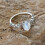 925 Silver Gold Plated Oval Moonstone Ring Size 5-12 4