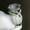Women's 925 Silver Ring with Cubic Zirconia Size 6-10 3