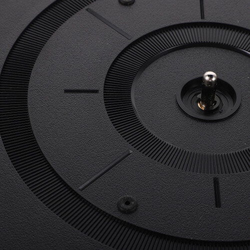 Black Retro Turntable Low Noise Motor Home Decor 2