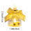 Flameless LED Christmas Candle Lamp with Bow and Crystal 7