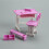 Classroom Desk Chair Miniature Set 1/12 Scale 8