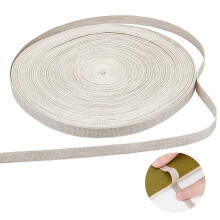 Linen Binding Tape Light Gray 10.94 Yards 3/8 Inch Wide