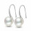 Sterling Silver Freshwater Pearl Drop Earrings 9-10mm 1