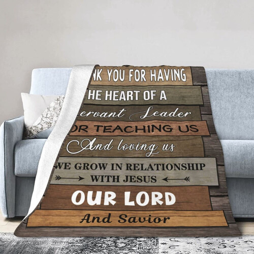 Couverture de prière chrétienne 60x50 pouces verset biblique 1