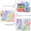 Thick Fleece Slippers 5 Pairs Assorted Colors 5