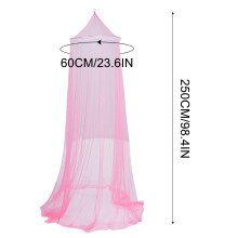 White Round Lace Insect Bed Canopy Dome Mosquito Net