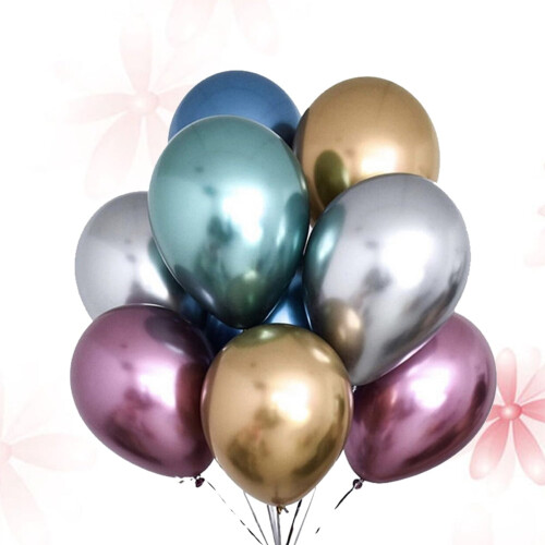 Metallic Balloons Vibrant Color 50 Pcs 2