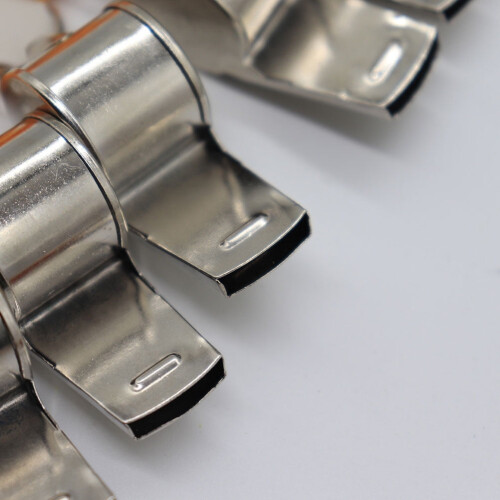 Metal Referee Whistle Emergency Cheering Silver 12 Pcs 1