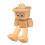 Wooden Shaking Man Bobblehead Car Dashboard Ornament 4