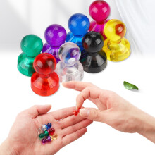 Magnetic Push Pins Transparent 10 pcs