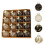 Champagne Black Gold Christmas Tree Ornaments Plastic 30mm 2