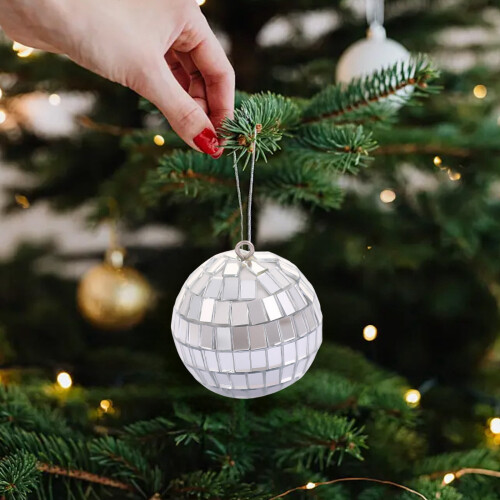 Silver Mini Mirror Ball 3CM Party Decoration 2