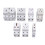 AC30 EU AU DIN Rail Mount AC Socket 10A-25A 250V-440V 2-5 8