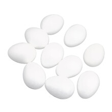 White Solid Polystyrene Balls 80 mm 10 Packs