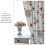 Mid Century Modern Curtains Retro Stars Pattern 2-Panel 6