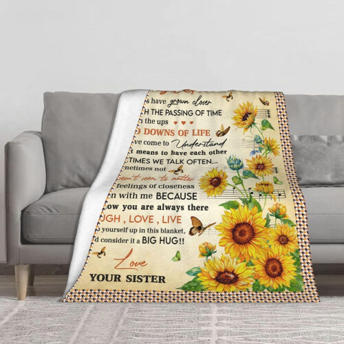 Couverture cadeau pour sœur 152 x 127 cm 1