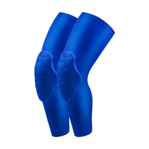 Knee Pad Breathable Honeycomb Bumper Brace Blue M