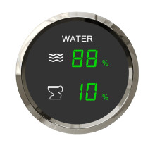 Digital Dual 52mm Gauge Water and Sewage Level Sensor 0-190