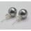 South Sea Shell Pearl Earrings Silver Stud 6 Colors 10mm 7