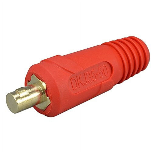 TIG Welding Cable Panel Connector Plug DKJ35-50 Red 300A