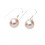 Pearl Drop Earrings Sterling Silver 7-8mm Lavender 1