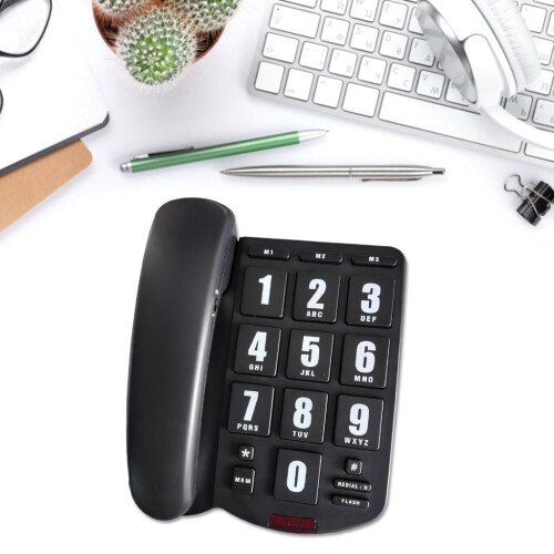Landline Phone Senior-Friendly Large Buttons High Volume 1
