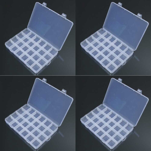 Jewelry Organizer Storage Box with 24 Compartments