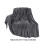 Christmas Throw Blanket Plush Fuzzy Gray 40"x52" 3