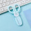 Colorful Round-Tip Safety Scissors Plastic Ergonomic 1 Pair 3