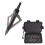 Crossbow Broadheads 3-Blade 12 Pack with Storage Box 1