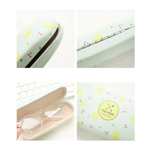 MUSEYA Strawberry Glasses Case Hard Shell 1 Piece 1