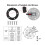 Digital Dual 52mm Gauge Water Level Sensor 0-190 Ohm 5