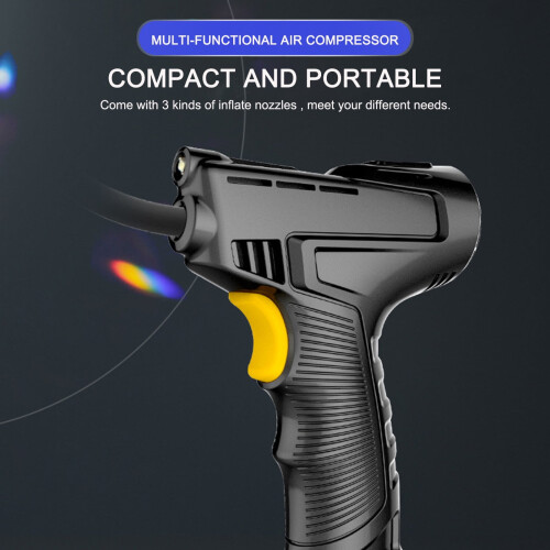 USB Rechargeable Cordless Air Compressor LCD 1 unit 2