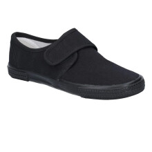 (10 UK Junior, Black) Mirak CSG/99248 Plimsolls / Boys Trainers / Unisex Trainers