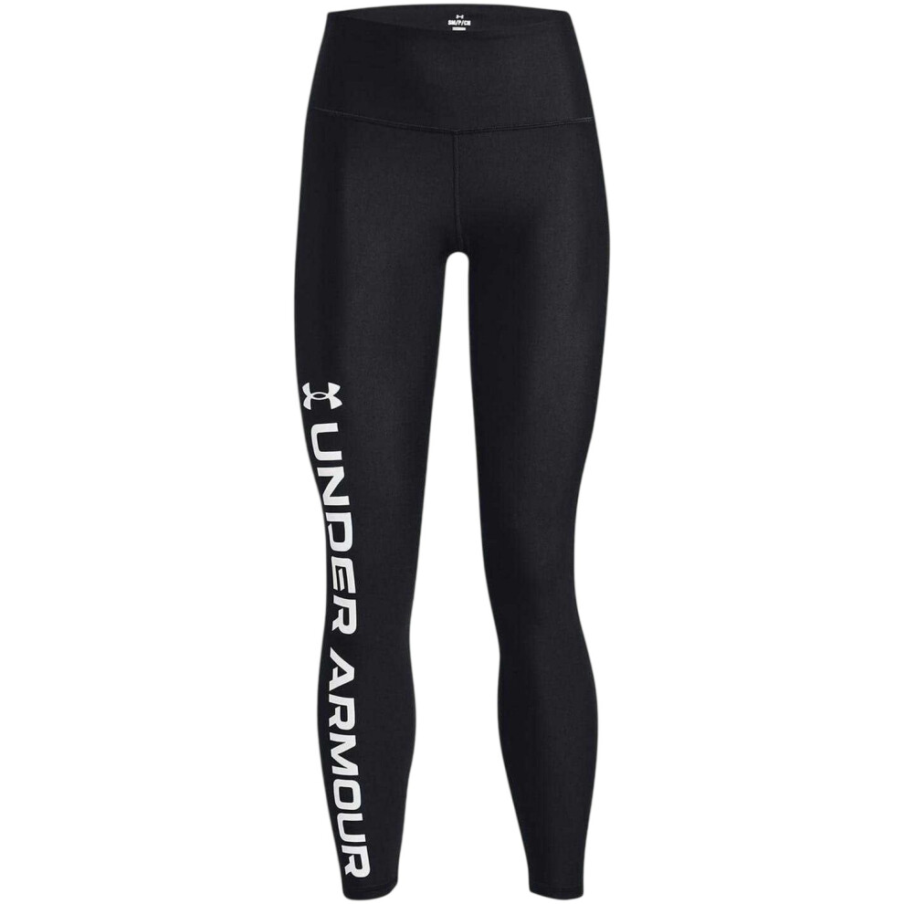 Under Armour (10 Uk R, Black/White) Womens/Ladies Performance High Waist Leggings