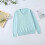 Unisex V-Neck Pullover Sweater Light Blue 4-10 Years 3