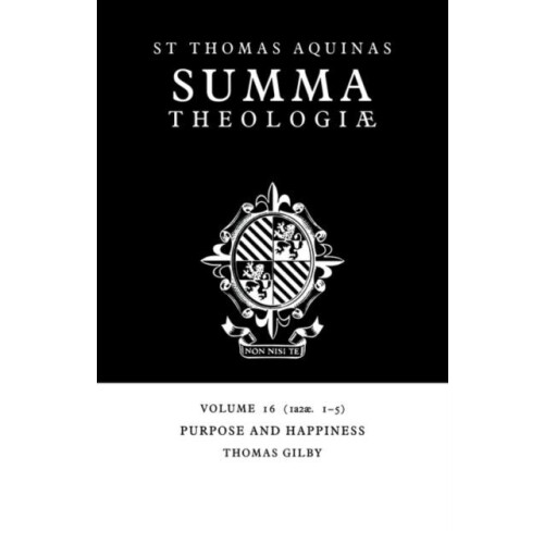 Purpose and Happiness 1a2ae. 15 by Thomas Aquinas Paperback Book