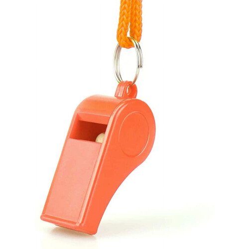 Emergency Whistle Orange Floating 100 Pcs 2